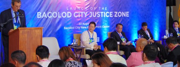 Bacolod City formally  launched as a ‘Justice Zone’