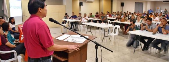 Meeting held in Bacolod City  over road clearing operations