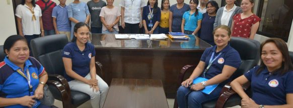 Provincial interns visit the governor