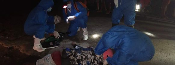 Motorcycles overshoot road; 2 died