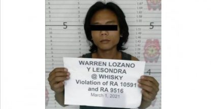 ‘NPA insurgent’ arrested in Himamaylan City
