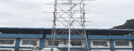 Tallest flagpole in Bacolod nearly complete