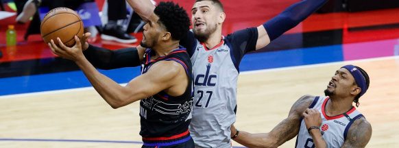 76ers overpower Wizards,  take 2-0 edge in NBA playoffs