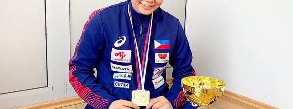 Fil-Japanese karateka Junna  Tsukii strikes gold in Portugal