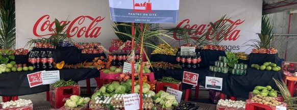 Uplifting community resilience, helping address  hunger through various Coca-Cola initiatives