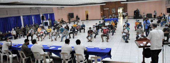 Peace and environment volunteers receive incentives