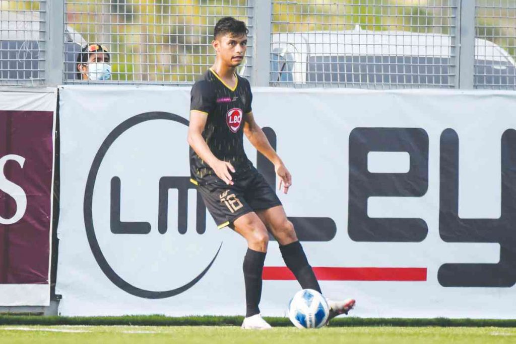 Jarvey Gayoso scored the go-ahead basket for Kaya Futbol Club-Iloilo against long-time rival United City Football Club. (PFL photo)