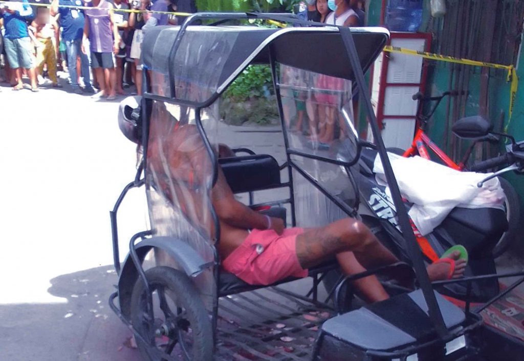 Police are still investigating the motive behind the shooting of a 31-year-old man by riding-in-tandem in Bacolod City's Barangay 16 yesterday. (Contributed photo)