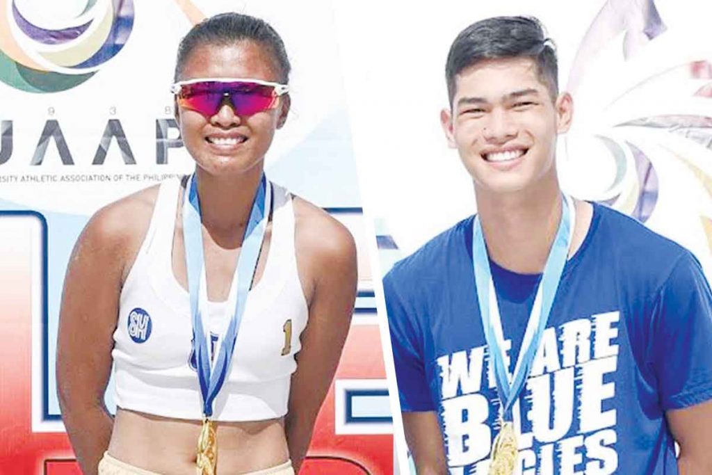 Negrenses Cordero, Salarzon got top rookie honors in UAAP beach volley ...