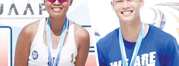 Negrenses Cordero, Salarzon got top rookie honors in UAAP beach volley