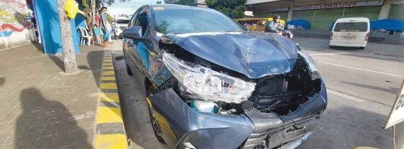 Motorcycle driver hurt in collision