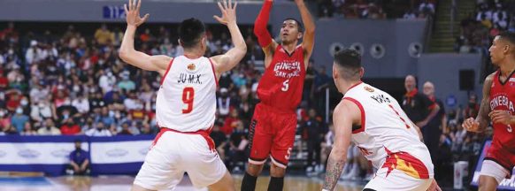 PBA Commissioner’s Cup Finals: Ginebra takes down Bay Area in Game 1