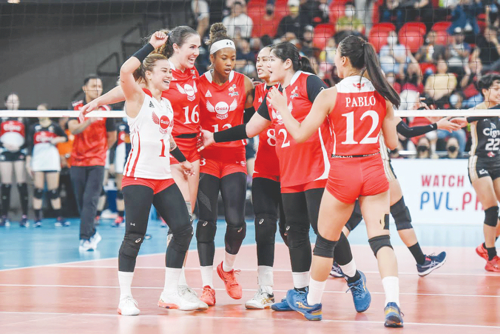 Petro Gazz Angels successfully retained the Premier Volleyball League Reinforced Conference title after a two-game sweep of Cignal HD Spikers in the finals. (PVL photo)