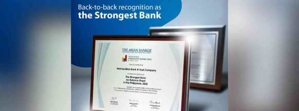 Metrobank gets back-to-back win as the ‘Strongest Bank in the Philippines’