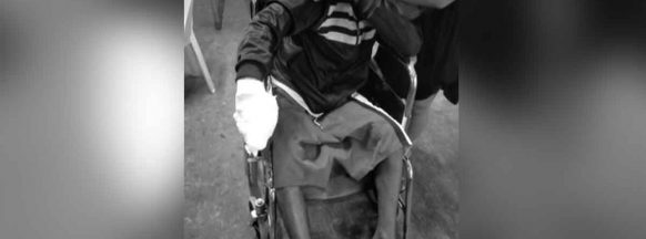 Trike driver nearly loses hand after picking up lighted firecracker