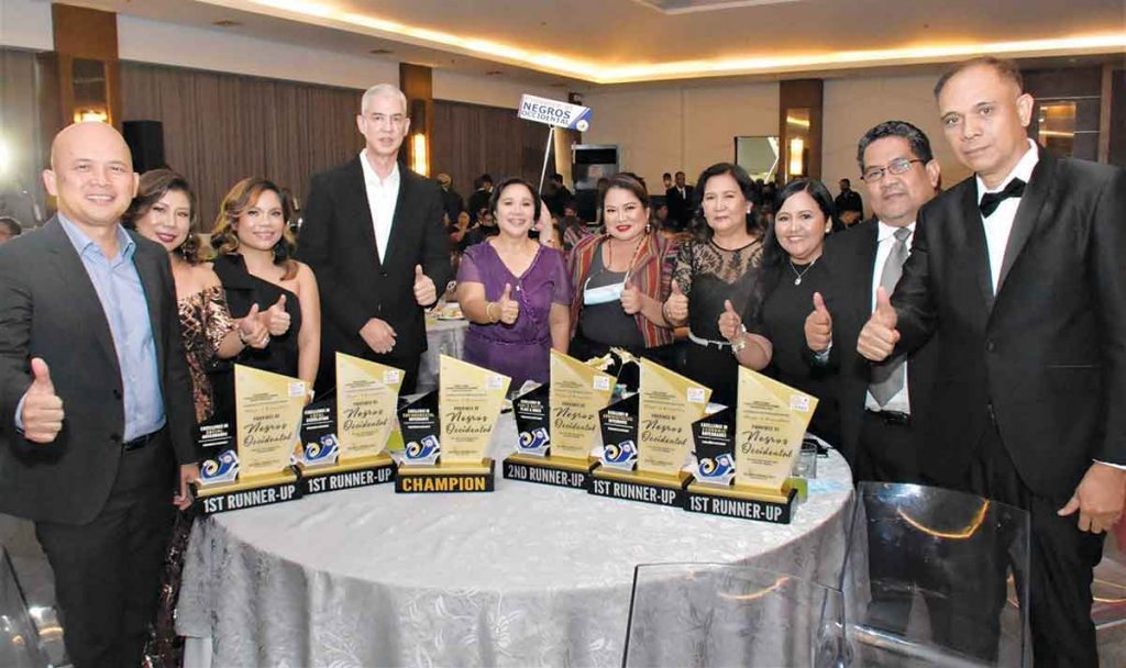 Negros Occidental provincial government bagged the championship in excellence in environmental governance category during the 2022 Excellence in Local Governance Awards held in Iloilo City on Monday, December 5. (Provincial Government of Negros Occidental photo)