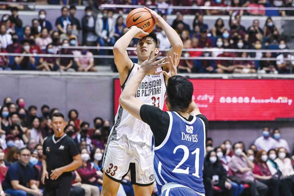 Carl Tamayo has left the University of the Philippines Fighting Maroons after just two seasons to play in Japan. (UAAP photo)