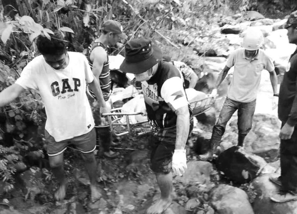 A senior citizen died after being drowned in a river at Barangay Magsaysay in Negros Occidental’s Cadiz City. (Cadiz City DRRMO photo)