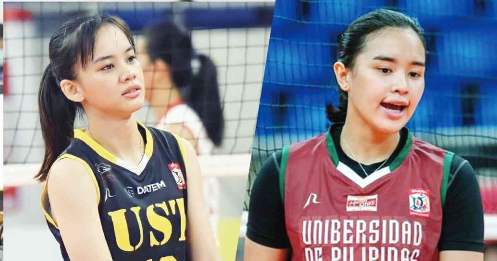 Silaynon Cassie Carballo (left) of University of Santo Tomas Golden Tigresses and Talisaynon Nikha Cabasac of University of the Philippines Fighting Maroons are among the Western Visayas-based players rostered for UAAP Season 85. (Photos by Fitz Cardenas)