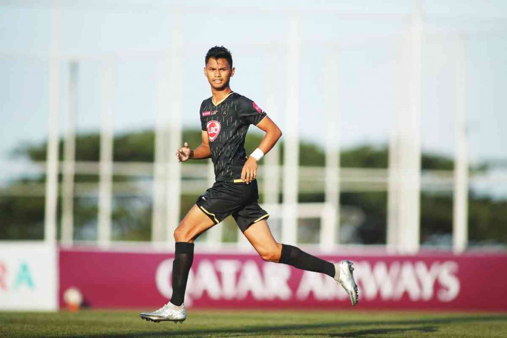 Jarvey Gayoso adds up to his total goals in the Philippines Football League with a second half conversion in Kaya Futbol Club-Iloilo’s win over Azkals Development Team. (PFL photo)