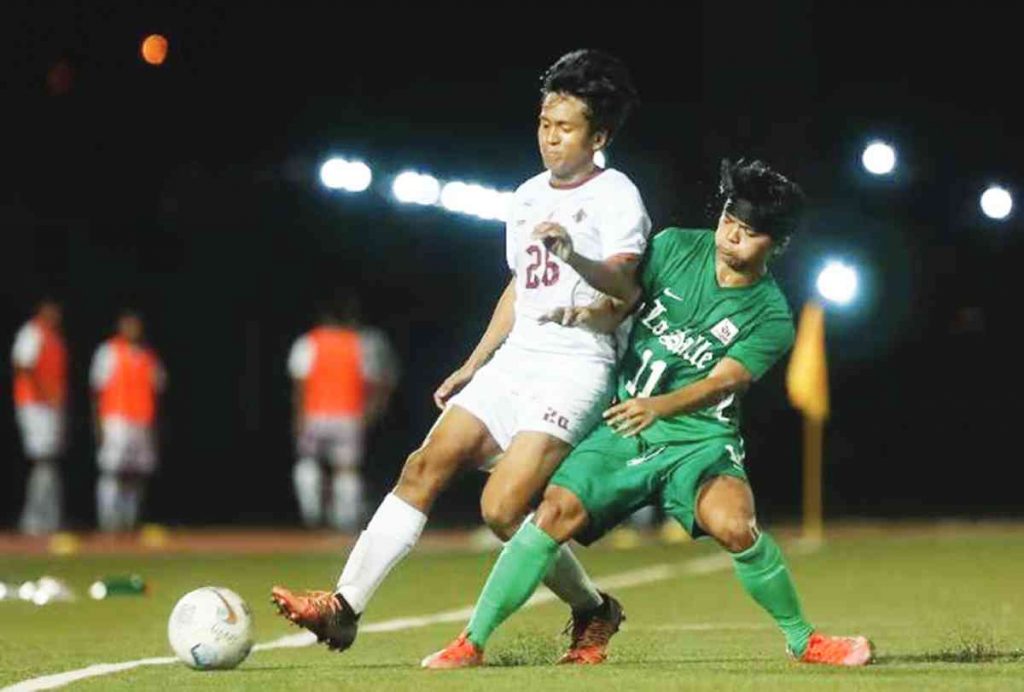 De La Salle University will wrap up its first round campaign against fabled rival Ateneo de Manila University on Sunday, March 19, 2023. (UAAP Media Bureau photo)