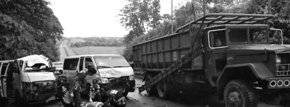 Van driver killed in Sagay road mishap