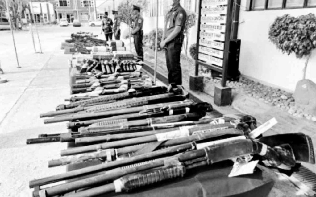 The Police Regional Office in Western Visayas recovers 1,760 assorted firearms under its Tokhang Kontra Armas Luthang campaign from August 15, 2022 until February 28 this year. The recovered loose firearms will be demilitarized so they will not go back to the streets, police director Leo Francisco said during the presentation of the recovered firearms at the regional headquarters on Monday, March 6, 2023. (PNA photo)