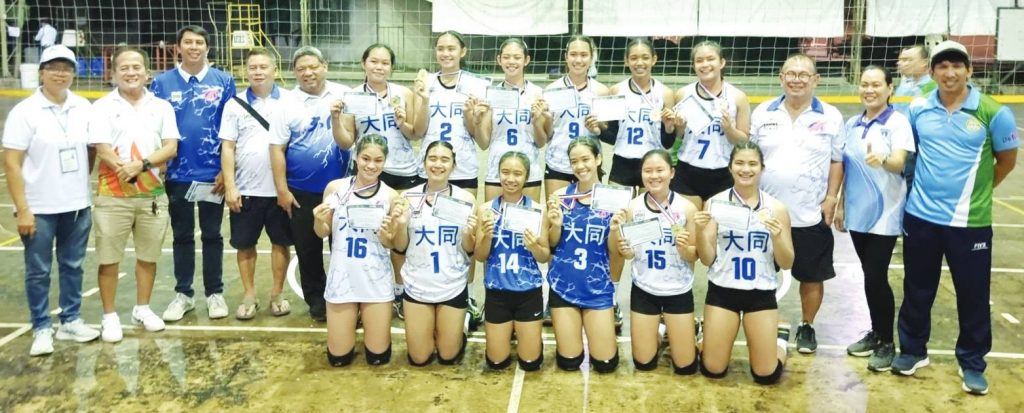 Bacolod Tay Tung High School Thunderbolts secondary girls’ volleyball team (Photo courtesy of Jose Montalbo)