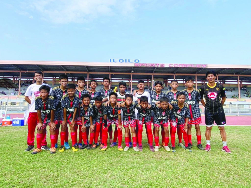 The Schools Division of Iloilo-Barotac Nuevo elementary football team (Contributed photo)