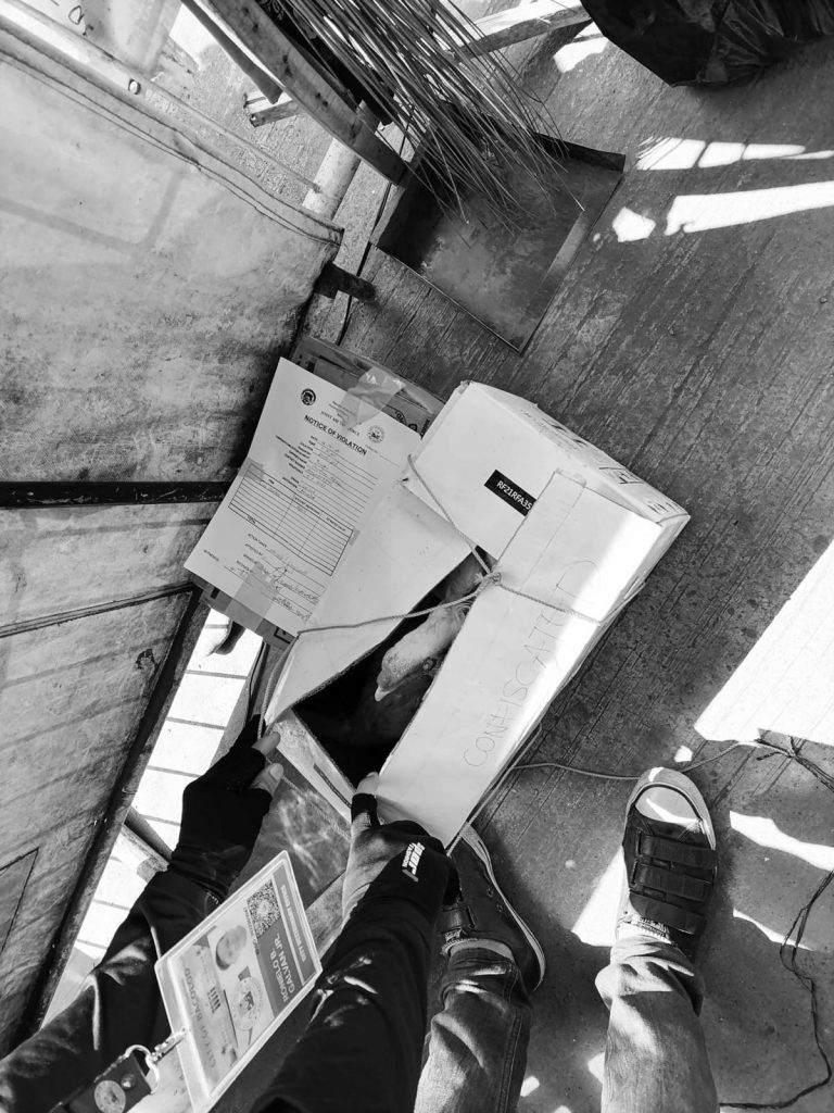 Confiscated chickens at the BREDCO Port are set to be culled and burned as part of the protocols against bird flu in Negros Occidental. (Dominique Gabriel G. Bañaga photo)