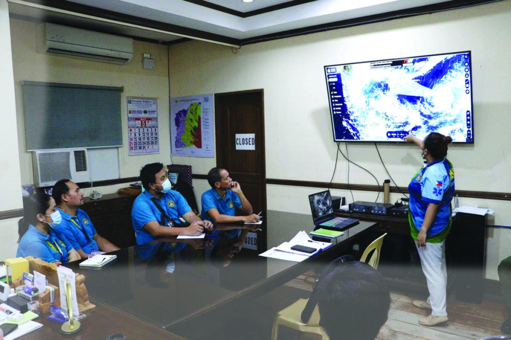 Negros Occidental’s E.B. Magalona municipal government called for an emergency meeting with its Disaster Risk Reduction and Management Council yesterday, May 24, 2023, to prepare for the possible effects of Typhoon "Mawar," which will be called "Betty" once it enters the Philippine area of responsibility. (E.B. Magalona PIO photo)