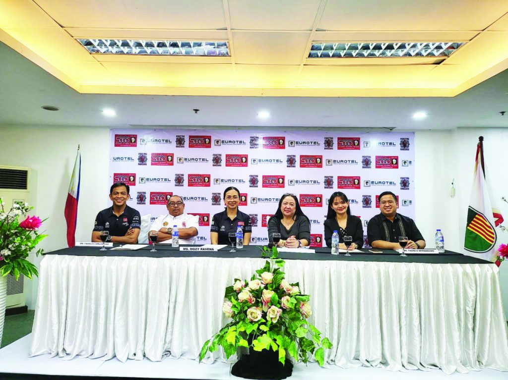 The UP Women's Volleyball team (UPWVT) and Global Comfort Group Corporation (GCGC) held a joint press conference to announce their partnership at the Eurotel Vivaldi. From left to right: Coach Shaq Delos Santos, UPWVT Representative; Dean Francis Carlos Diaz, Chairman of the Board of Trustees of UP CHK Foundation Inc.; Ms. Mozzy Ravena, UPWVT Team Consultant; Ms. Sue Geminiano, Marketing Manager of Global Comfort Group; Ms. Mariel Quinto, Advertising & Promotions Manager of Eurotel; Mr. Francis Bernardio, Advertising & Promotions Manager of Hotel Sogo. During the event, the UPWVT and GCGC expressed their excitement over the new partnership and their joint commitment to support the development of women's volleyball.