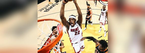 NBA: Butler, Adebayo dominate Knicks to leave Heat on brink