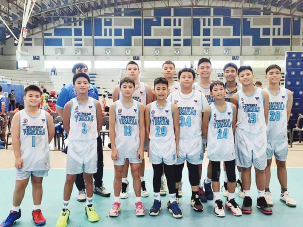 Bacolod Tay Tung High School elementary boys' basketball team represented Western Visayas in the National Pre-Palarong Pambansa Qualifying Meet in Cebu City. (Photo courtesy of Ruel Parena)