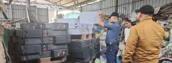 Charges readied vs. junk shop storing P15-M ‘stolen’ telco batteries
