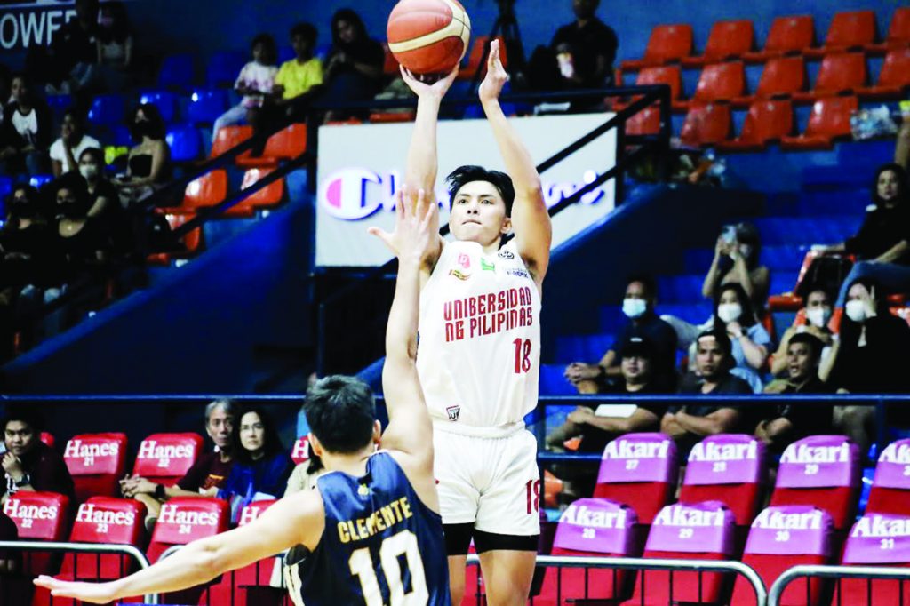 Negrense Harold Alarcon of University of the Philippines Fighting Maroons was named MVP in the just-concluded 2023 FilOil EcoOil Preseason Cup. (Photo courtesy of FilOil EcoOil)