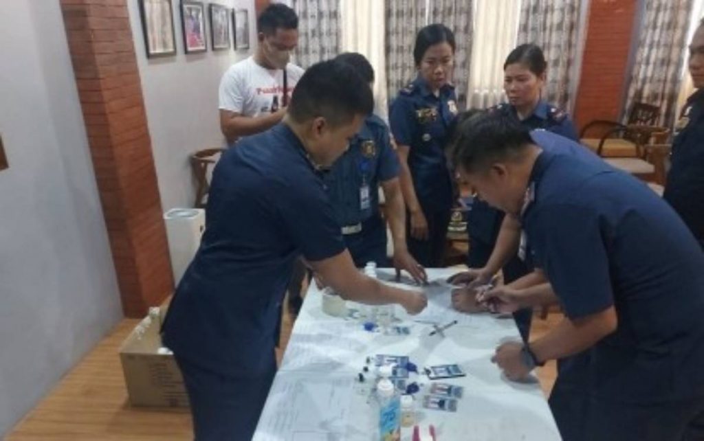 A total of 335 personnel based at the headquarters of the Police Regional Office in Western Visayas (PRO-6) in Camp Delgado in Iloilo City submitted to a surprise drug test yesterday, July 4, 2023. Major Mary Grace Borio, PRO-6 spokesperson, said the results will be released within the week. (Photo courtesy of Regional Public Information Office)