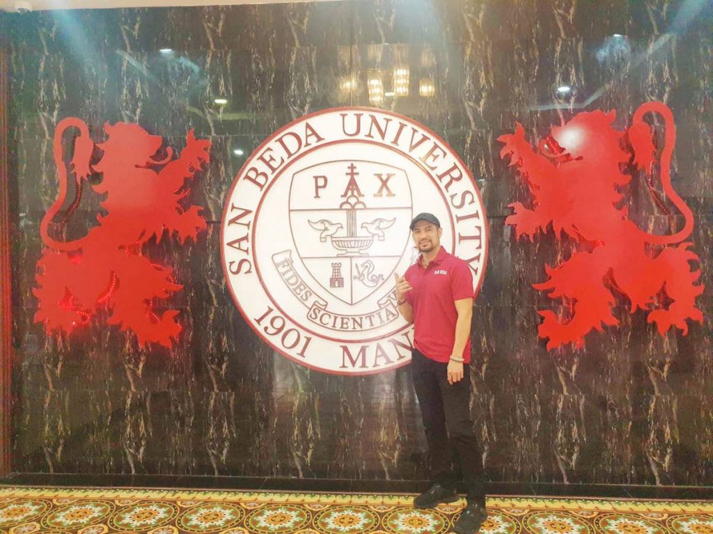 San Beda University Lady Red Spikers' new head coach Edgar Barroga (Contributed photo)