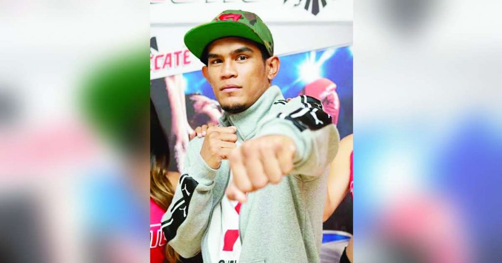 This is also an opportunity for the Negros Occidental’s Bago City-native Aston Palicte to have his name in the super bantamweight division. (Facebook photo)