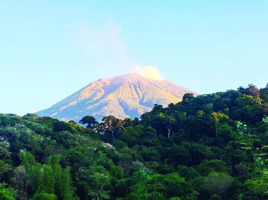 Residents and local government units around Kanlaon Volcano’s four-kilometer permanent danger zone are advised to be vigilant as increased chances of sudden and hazardous phreatic eruptions might occur without warning. (Mt. Kanlaon Natural Park / File photo)