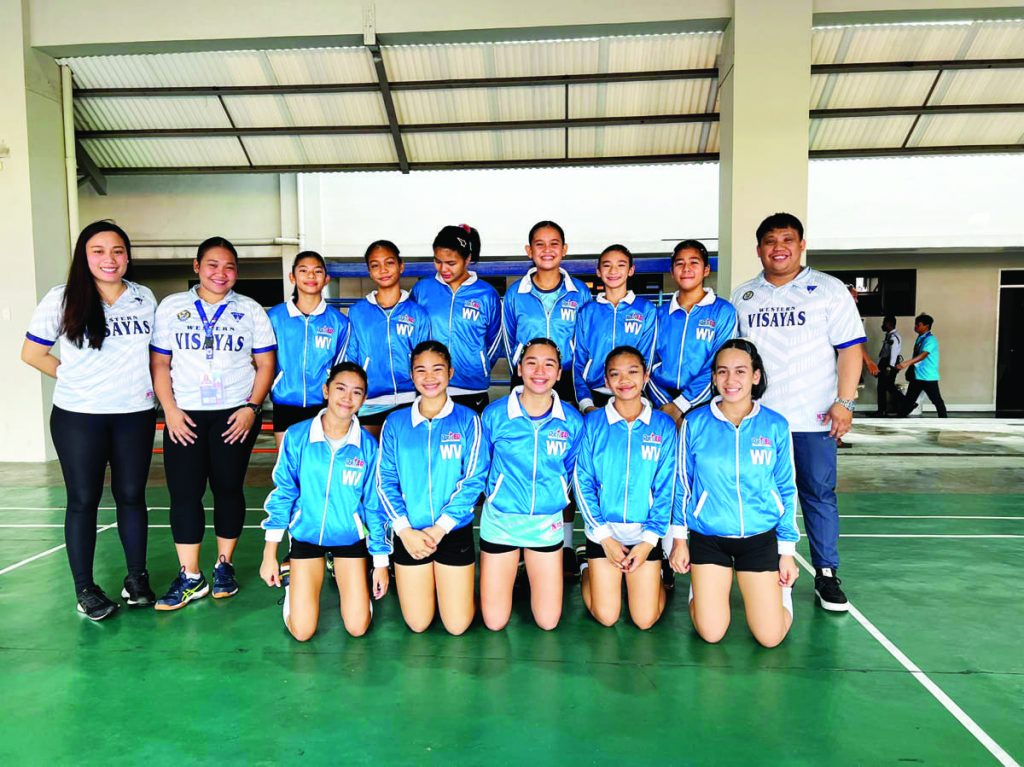 Bacolod Tay Tung High School Thunderbolts completed a sweep of their matches in the week-long volleyball tournament after scoring a 25-18, 25-16 straight set in Palarong Pambansa 2023. (Photo courtesy of Jose Montalbo)