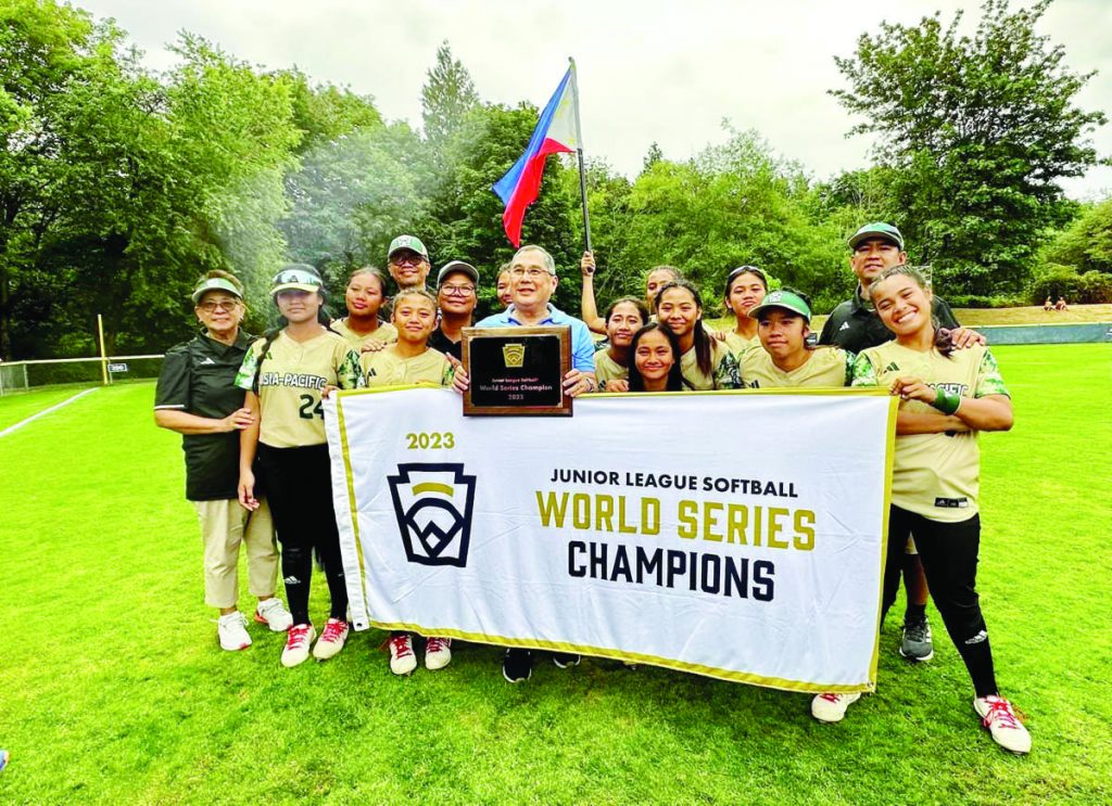 Members of the Bago City-Philippines softball team (Photo courtesy of The CityBridge)