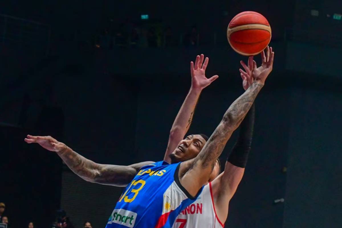 Jamie Malonzo during the FIBA World Cup Asian Qualifiers 2023 match between Gilas Pilipinas and Lebanon at the Philippine Arena on February 24, 2023. (Mark Demayo / ABS-CBN News / File photo)