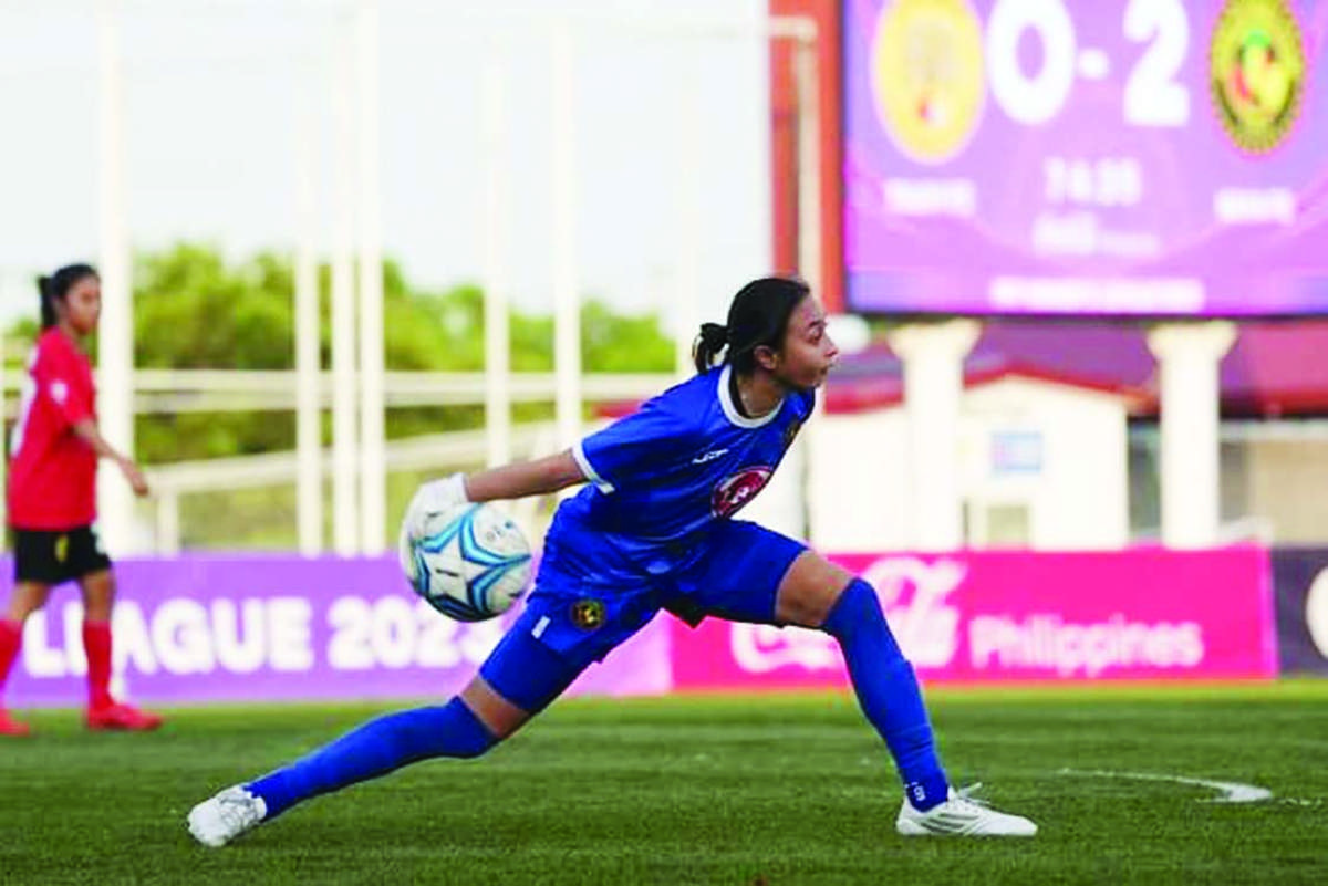 Filipinas reserve goalkeeper Inna Palacios made a triumphant return to Kaya Futbol Club-Iloilo women's team in the Philippines Football Federation Women’s League. (Photo courtesy of Kaya Futbol Club)