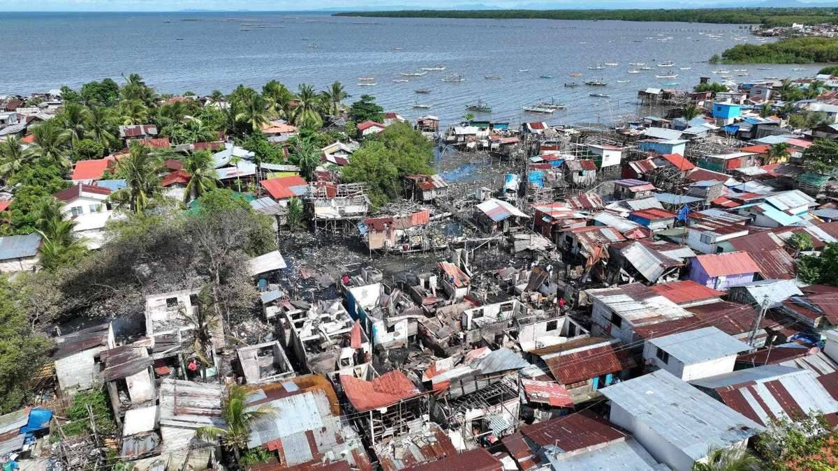 At least 26 homes were destroyed while eight others were damaged from a fire that broke out at Barangay Mambulac in Negros Occidental’s Silay City early yesterday morning, September 14, 2023. (Mayor Joedith C. Gallego / Facebook photo)