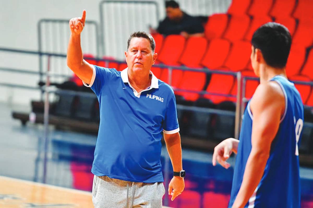 Gilas Pilipinas interim coach Tim Cone (Mark Demayo / ABS-CBN News photo)