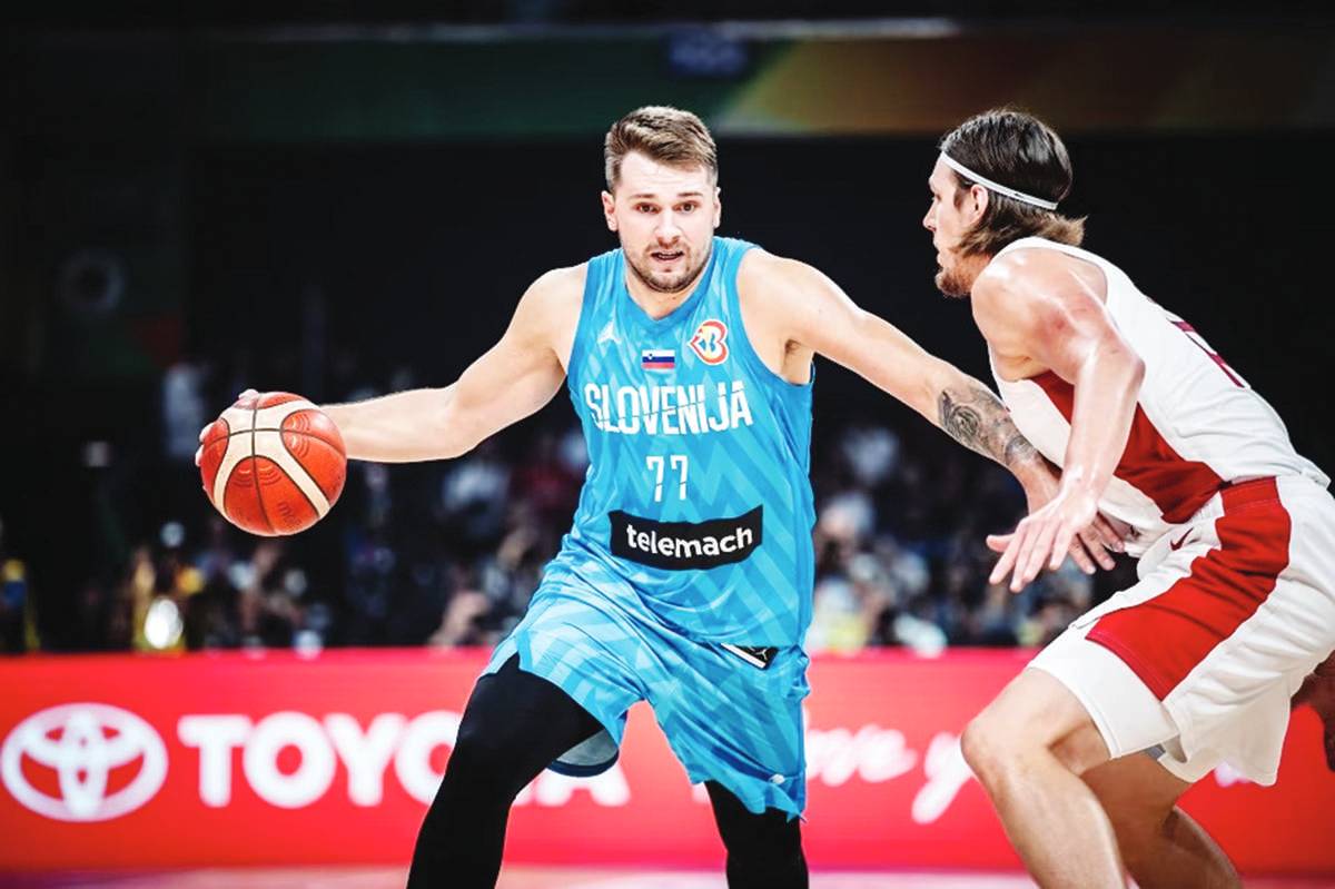 Luka Doncic against Canada at the 2023 FIBA Basketball World Cup on September 6, 2023. (FIBA photo)