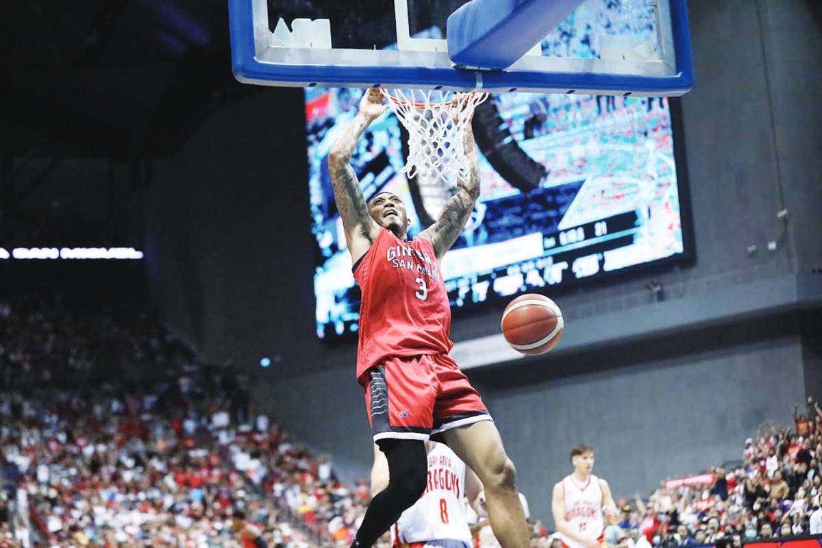 Jamie Malonzo and Barangay Ginebra San Miguel Kings are the defending champions in the PBA  Commissioner’s Cup. (PBA photo)