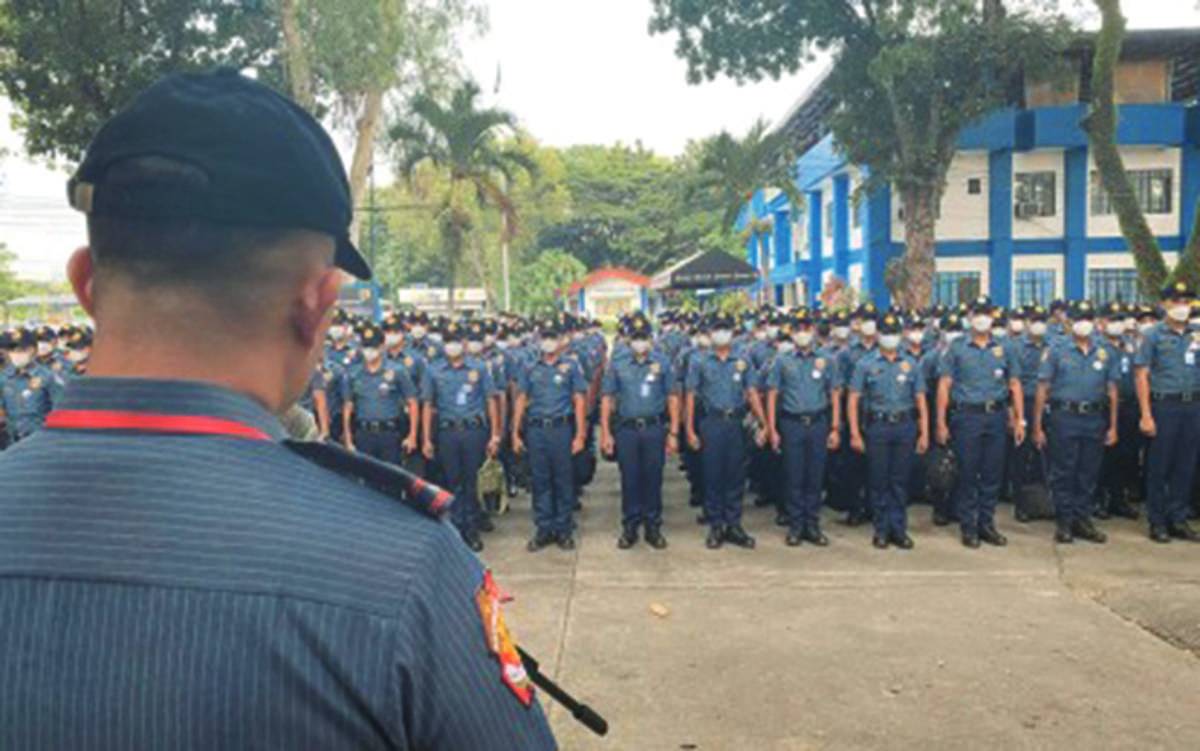 Around 1,000 police officers from different police stations in Western Visayas will secure the 44th MassKara Festival from October 7 to 22, 2023. (BCPO / File photo)