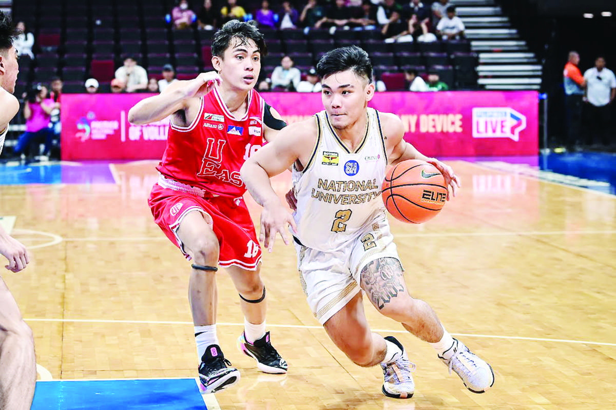 Negrense Miggy Corteza leads the College of St. Benilde Blazers in their win over the Mapua University Cardinals. (NCAA / GMA Sports photo)